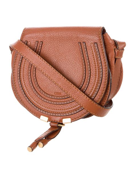 chloé marcie small saddle bag.